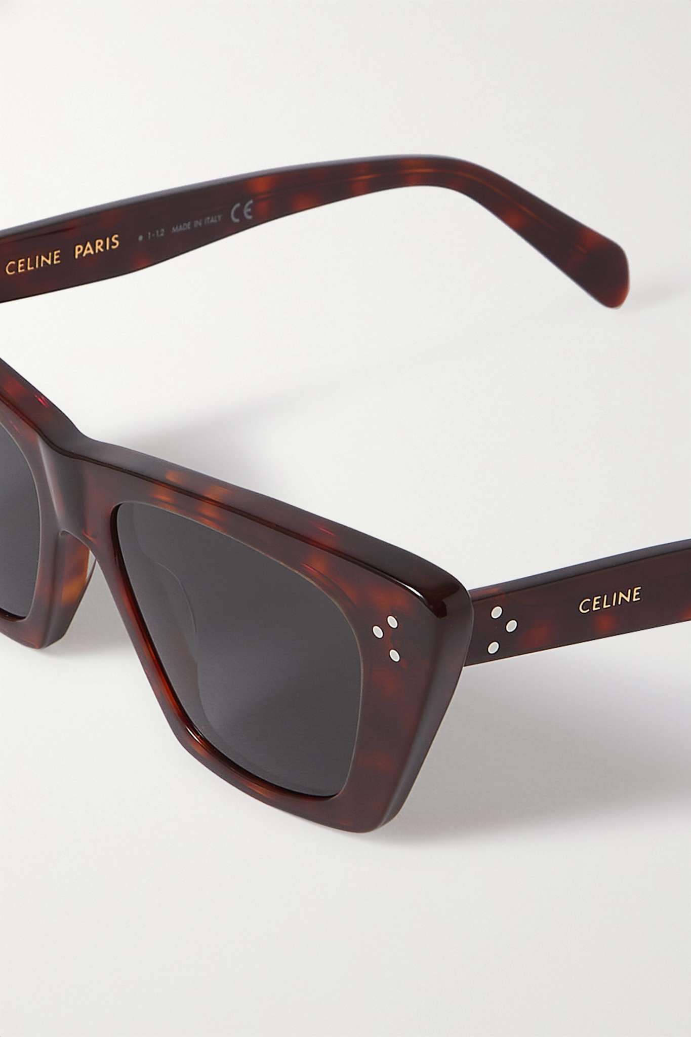Cat-eye acetate sunglasses - 4