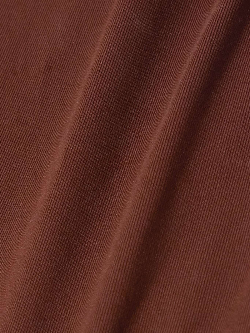 ERES Trésor Ecume one-shoulder cutout embellished swimsuit Brown outlook