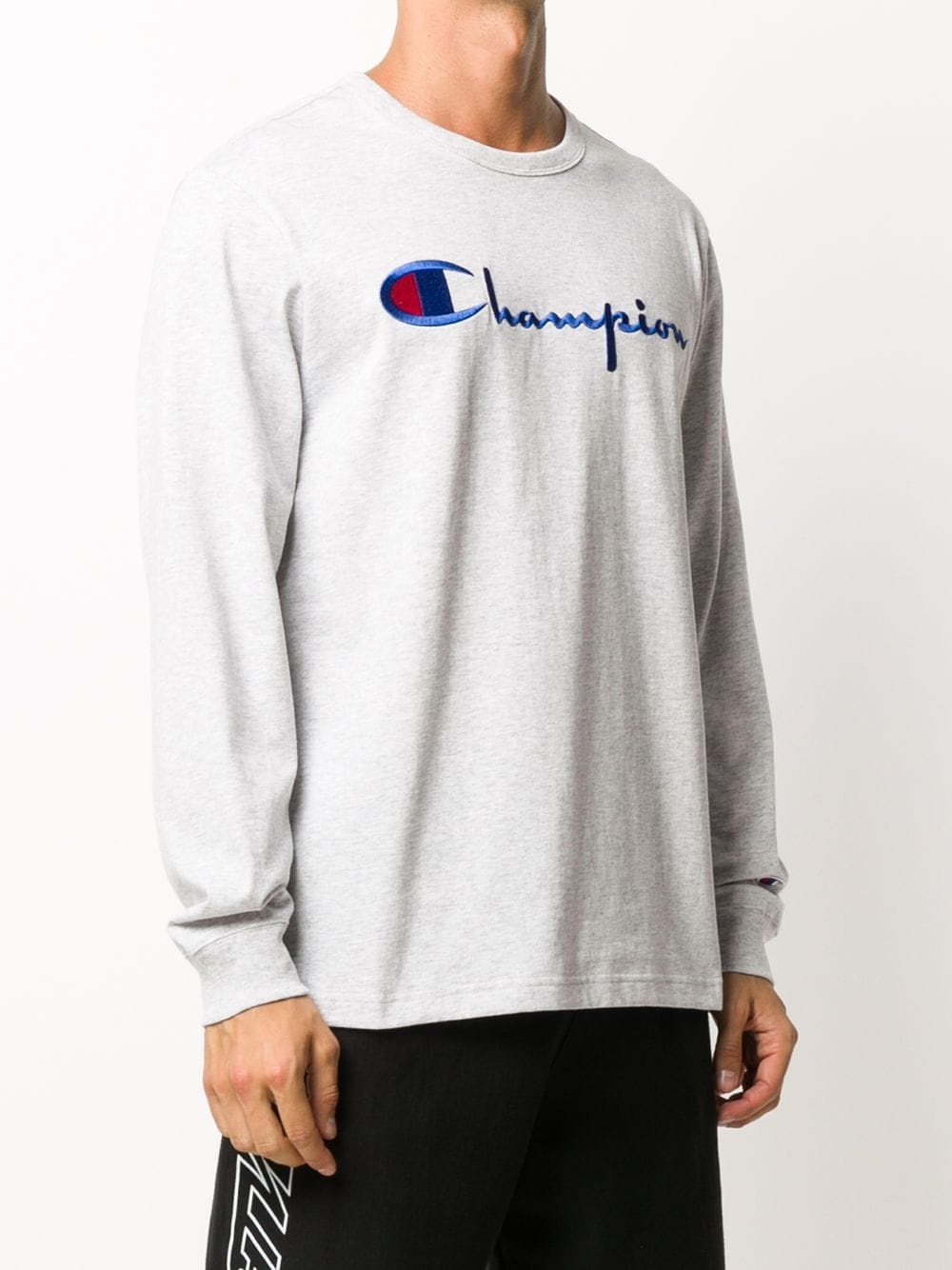 embroidered logo sweatshirt - 3