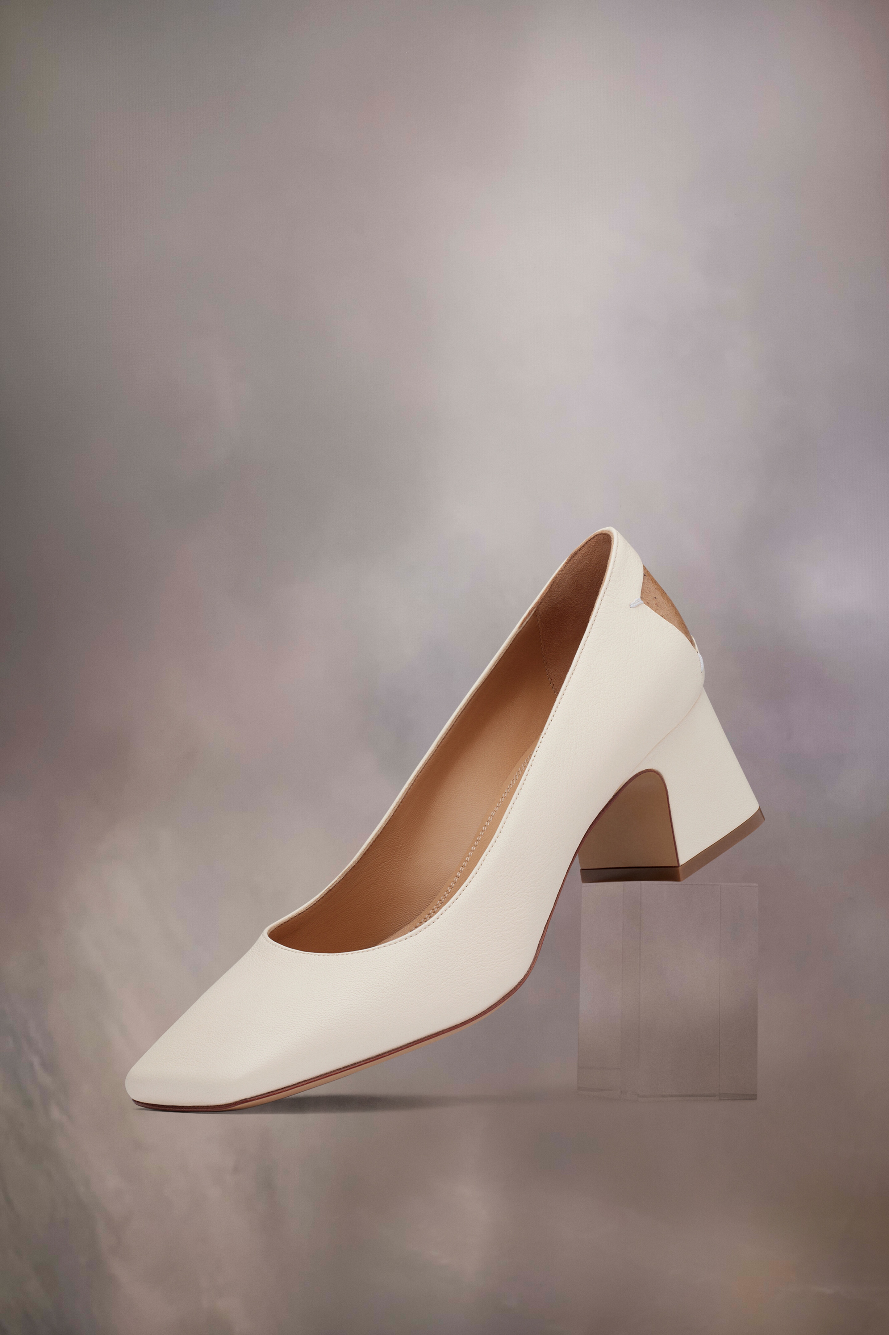 Four stitches décortiqué pumps - 1