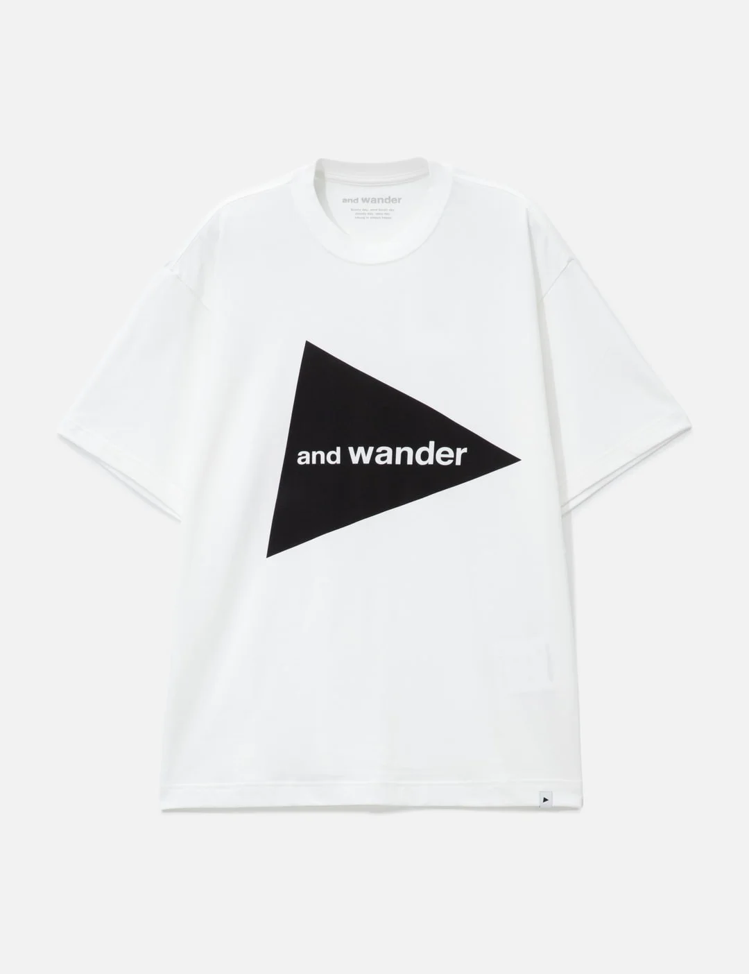 AND WANDER BIG LOGO SHORT SLEEVES T-SHIRT - 1