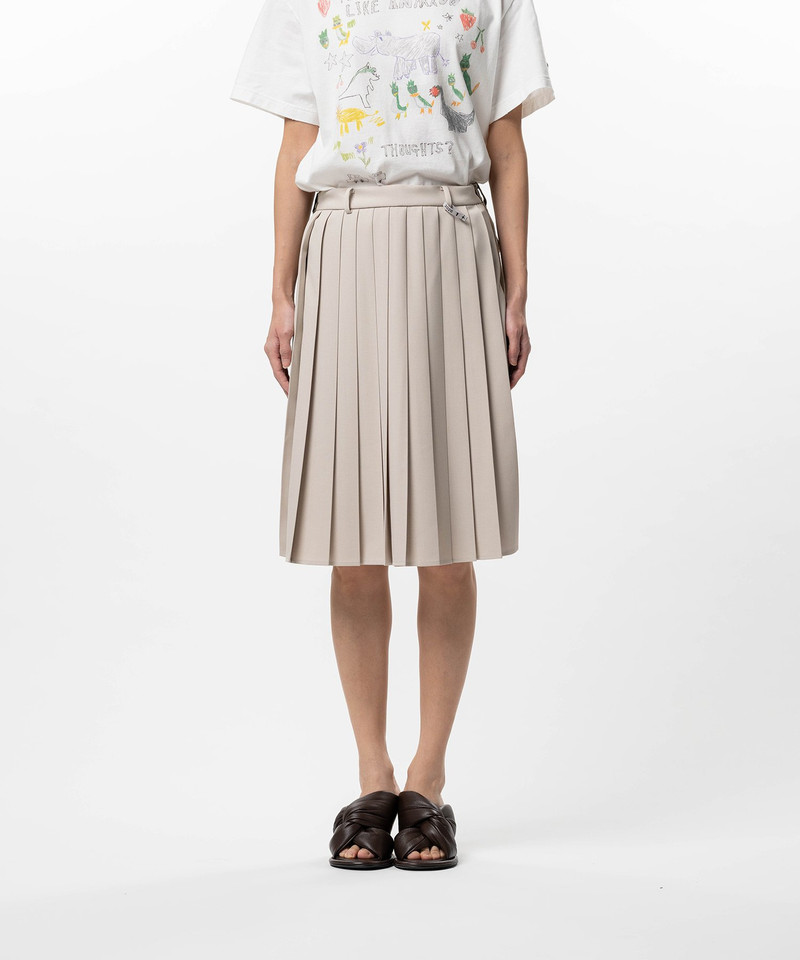 Maison MIHARAYASUHIRO Front Back Combined Pleats Skirt outlook