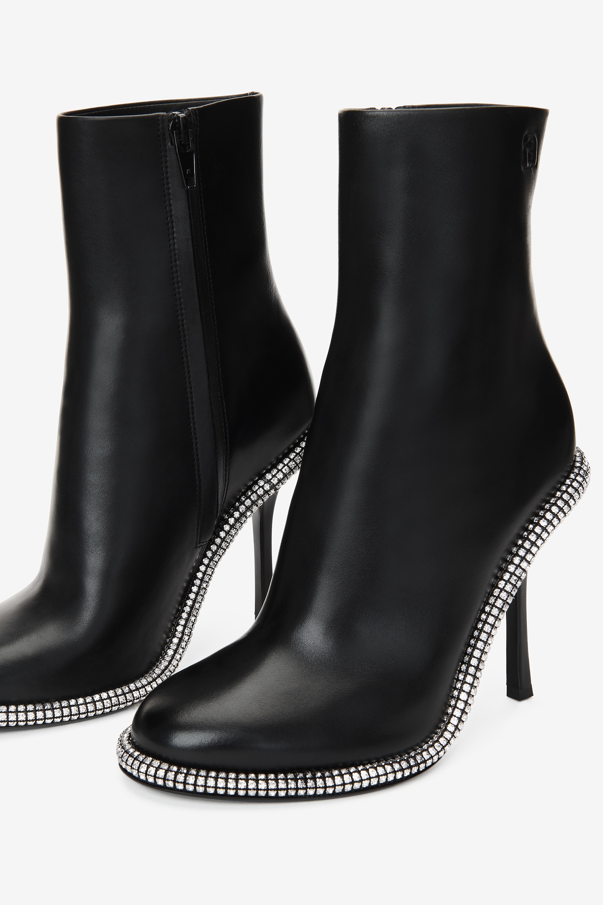 Alexander Wang Black leather Kira 105 ankle boots