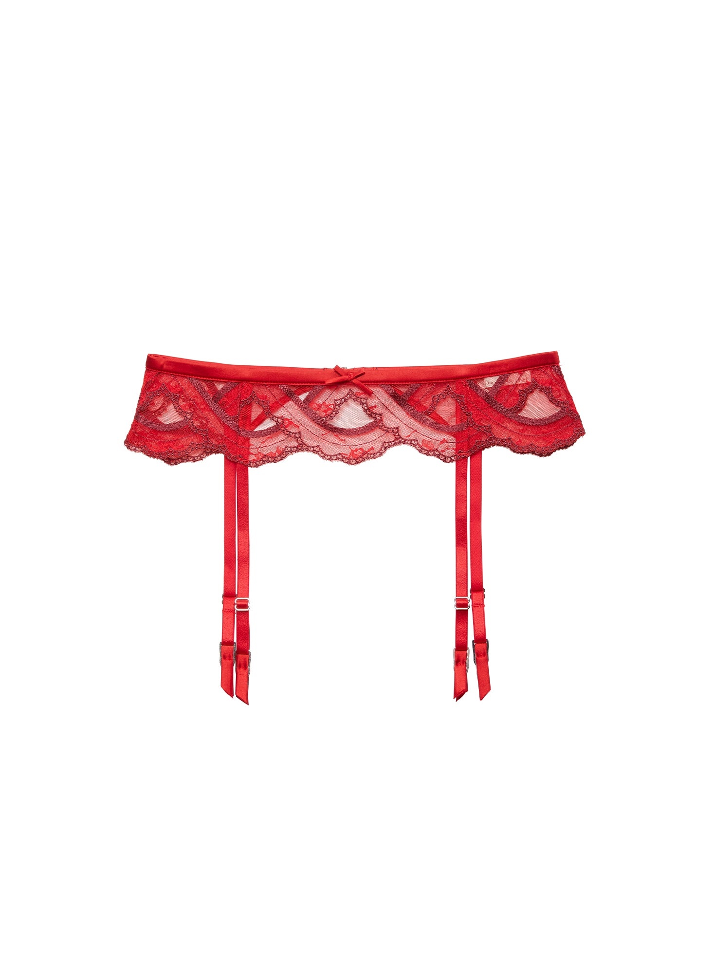 Hendrix Embroidery Garter Belt - 2