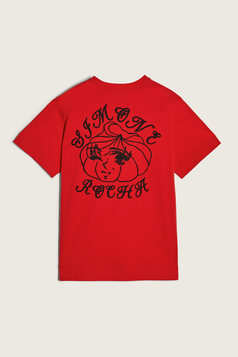 Simone Rocha Dim Sum Logo Print T-Shirt outlook