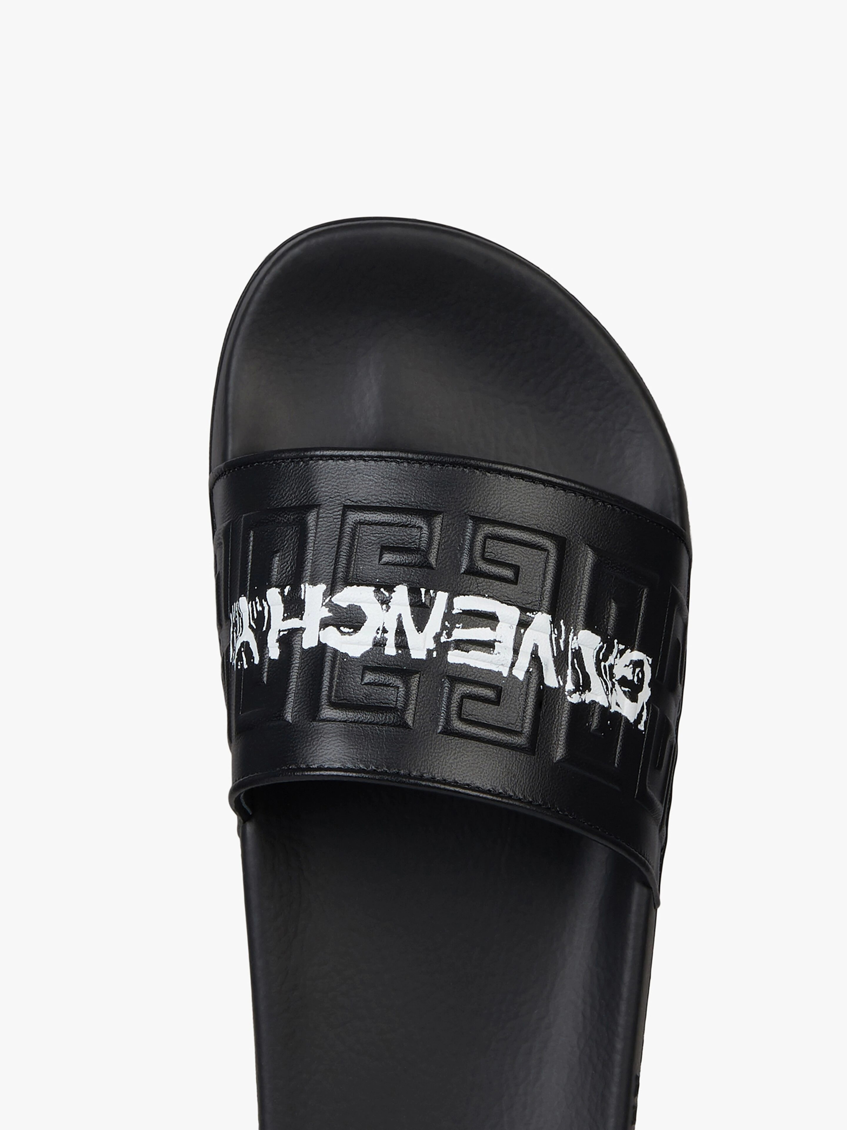GIVENCHY FLAT SANDALS IN 4G LEATHER - 6