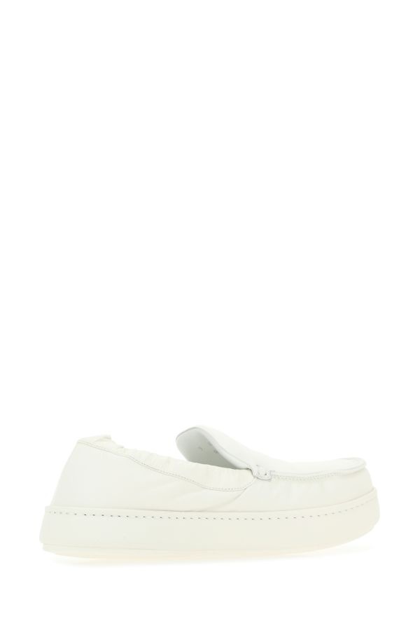 ZEGNA MAN White Nappa Leather Loafers - 3