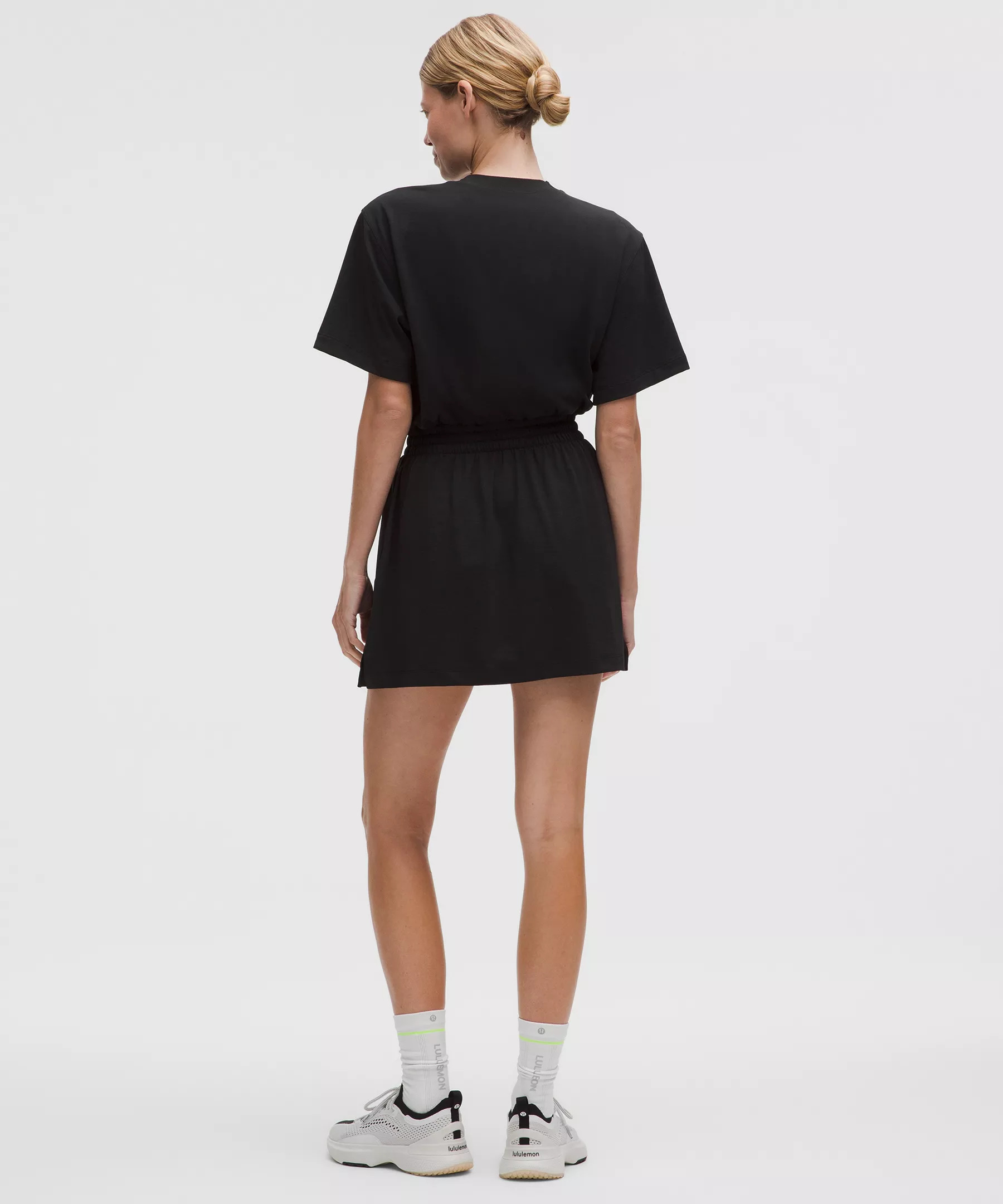 Smocked-Waist T-Shirt Dress - 2
