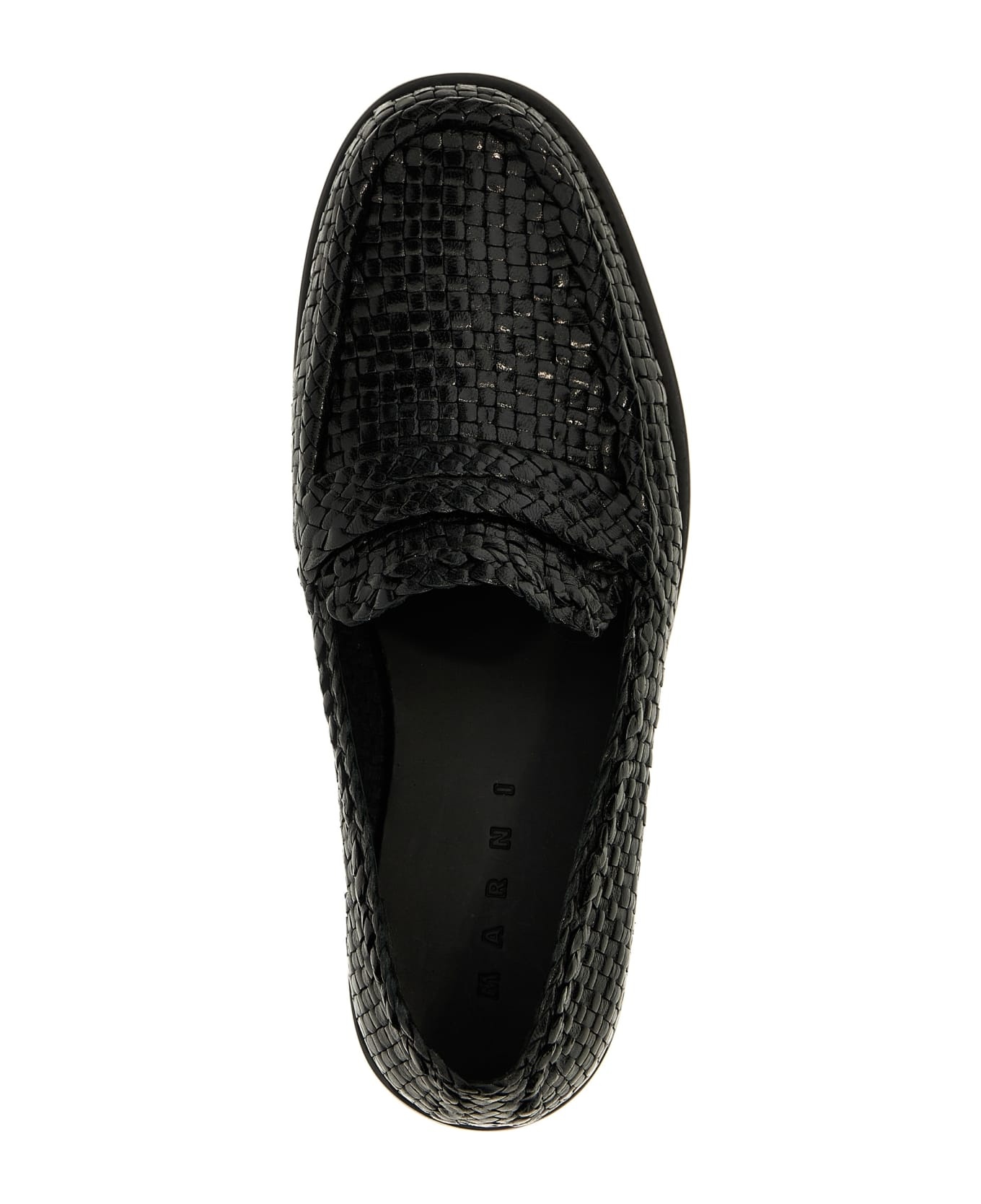 Braided Leather Loafers - 4