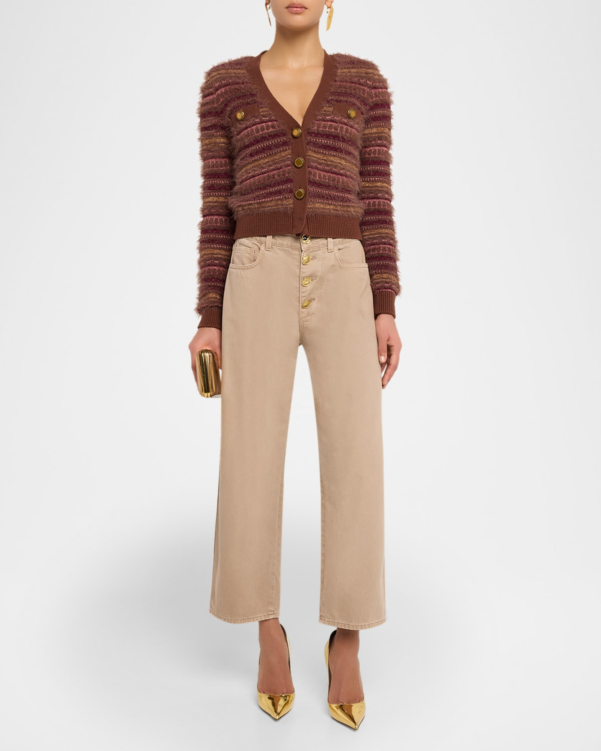 Liora High-Rise Wide Cropped Jeans - 2