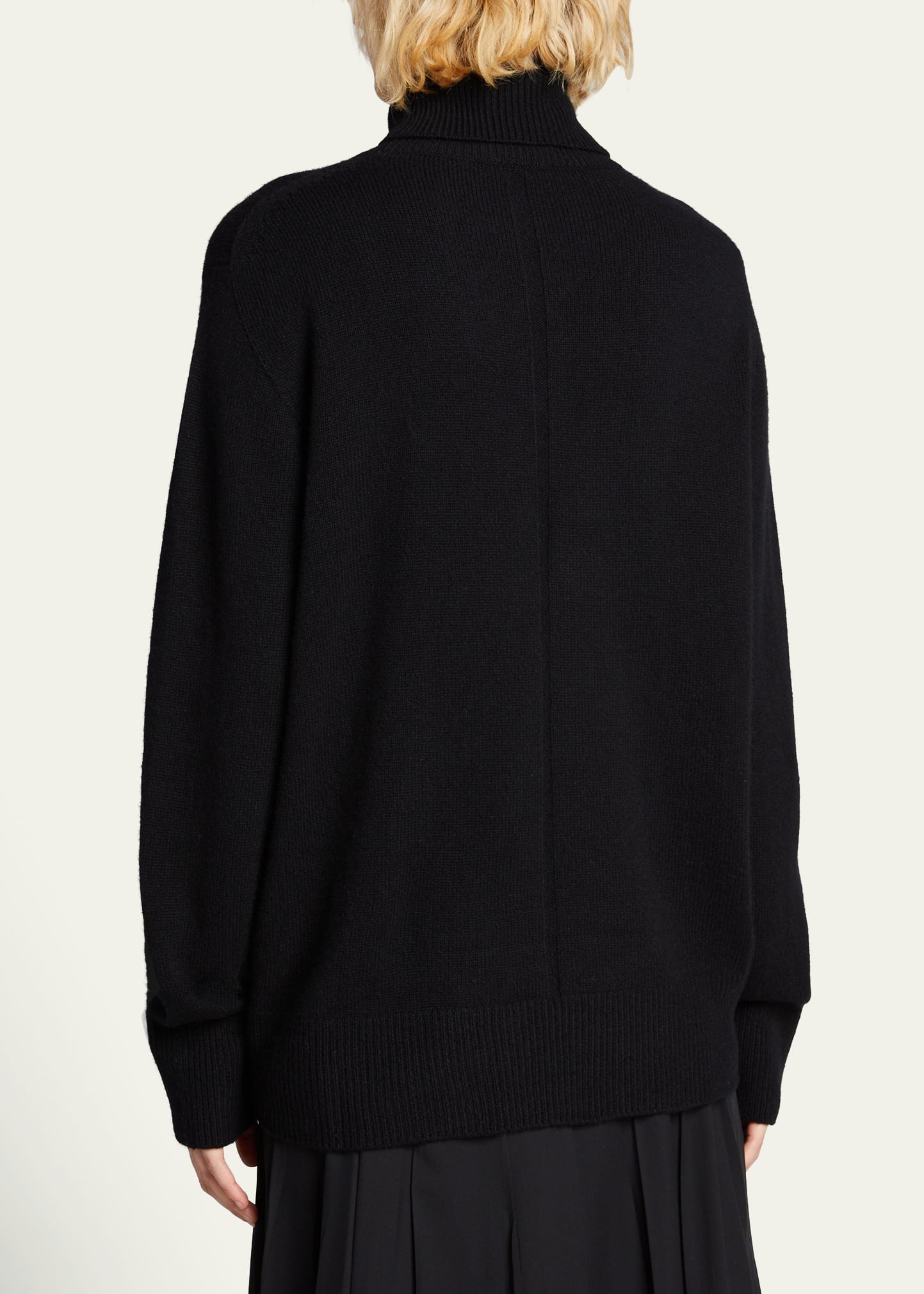 Stepny Wool-Cashmere Turtleneck Top - 3