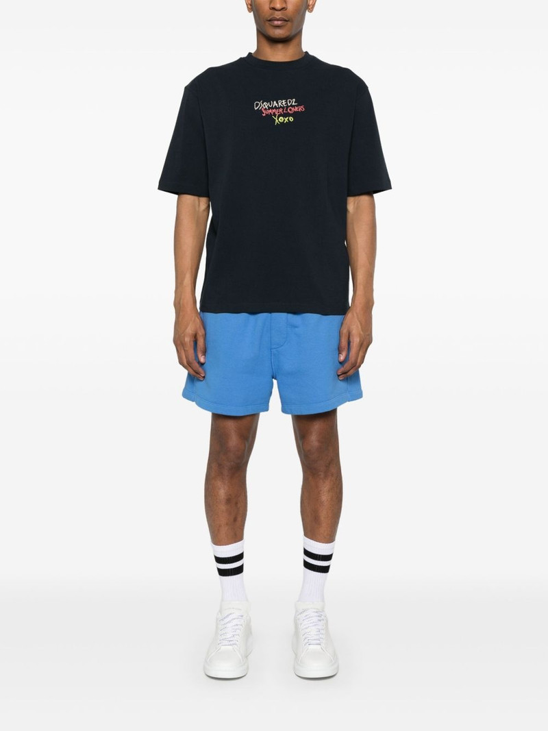 DSQUARED2 logo-embroidered shorts outlook