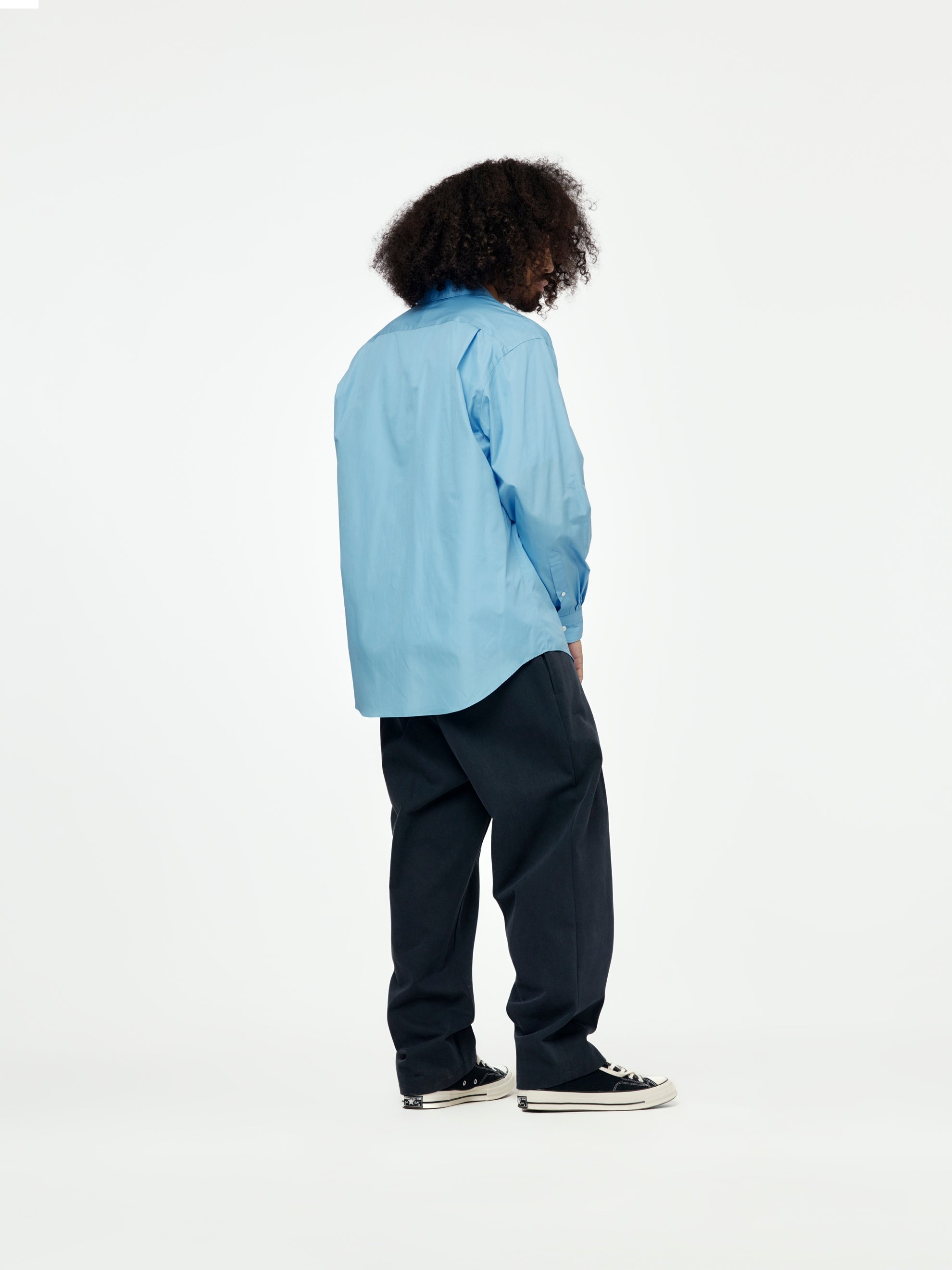 REGULAR COLLAR SHIRT (SAX) - 5