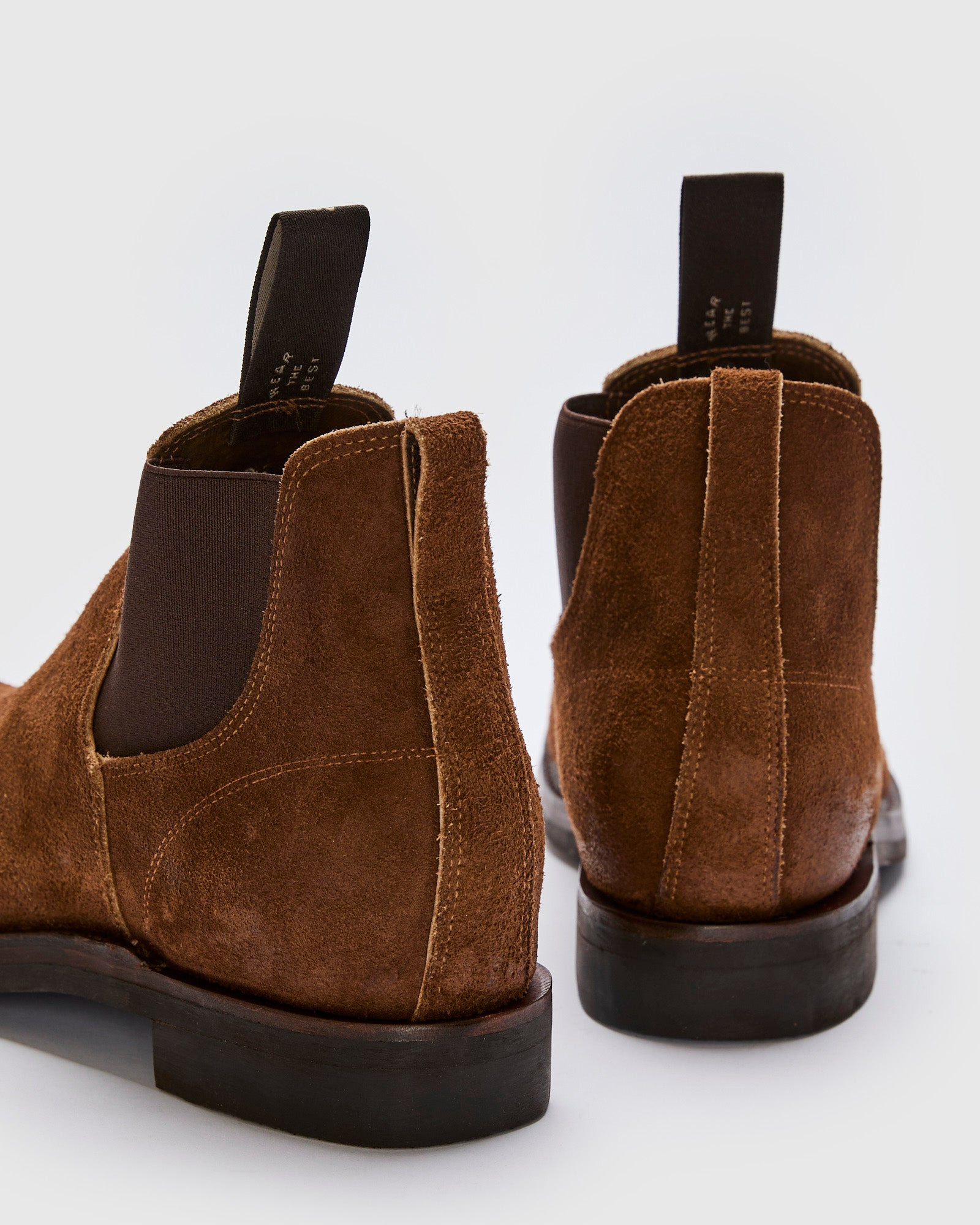 Congress Chelsea Boot in Brown Roughout - 5