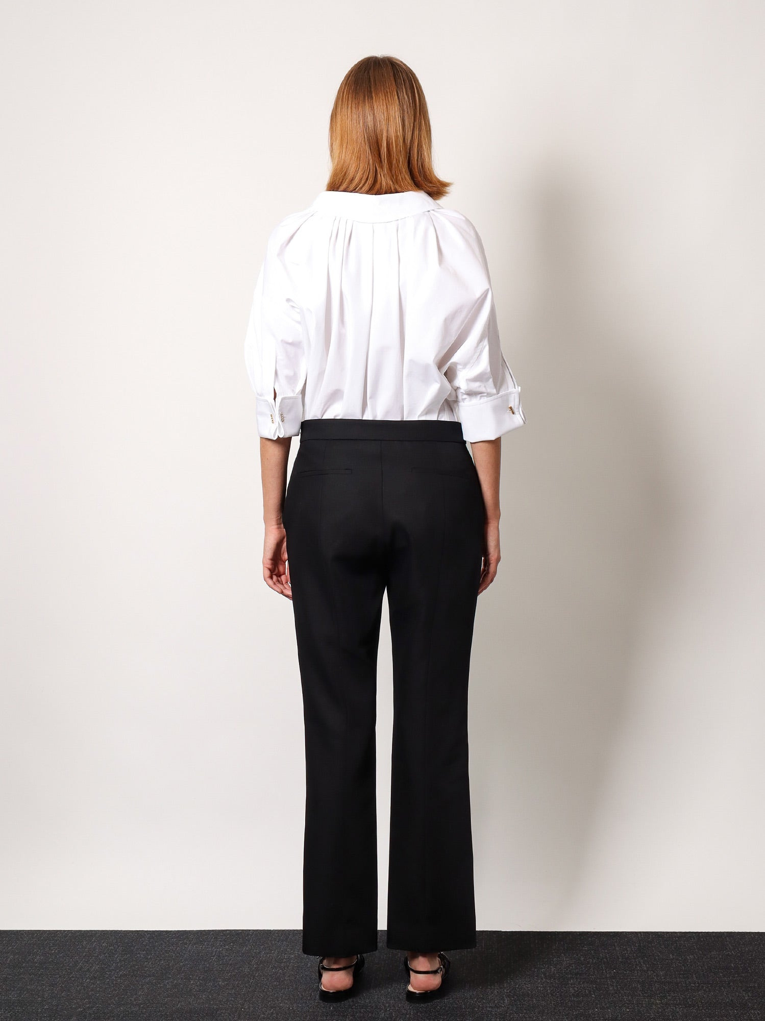 Wool And Mohair Trouser With Gucci Embroidery - 3