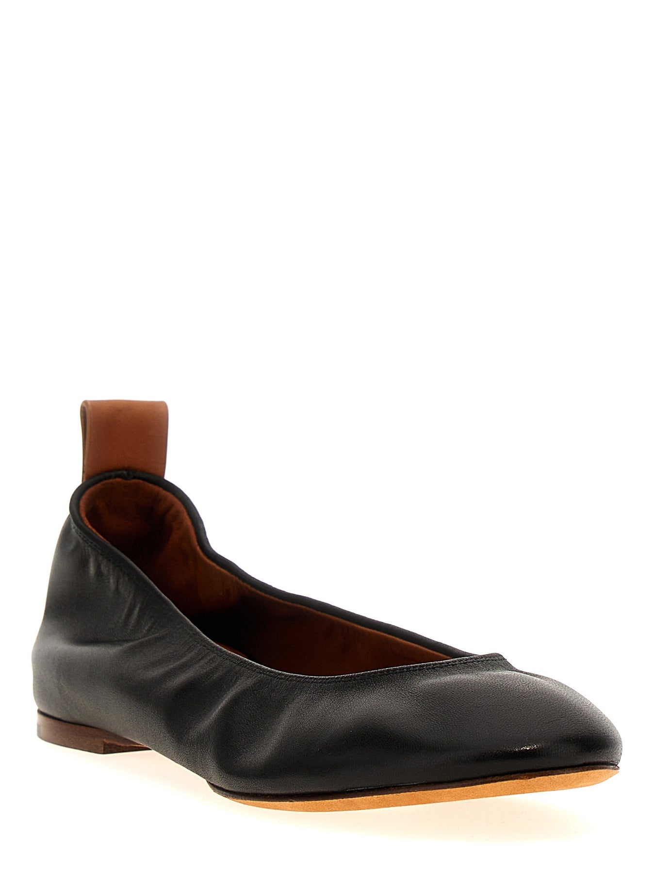 Nappa Ballet Flats Flat Shoes Black - 2