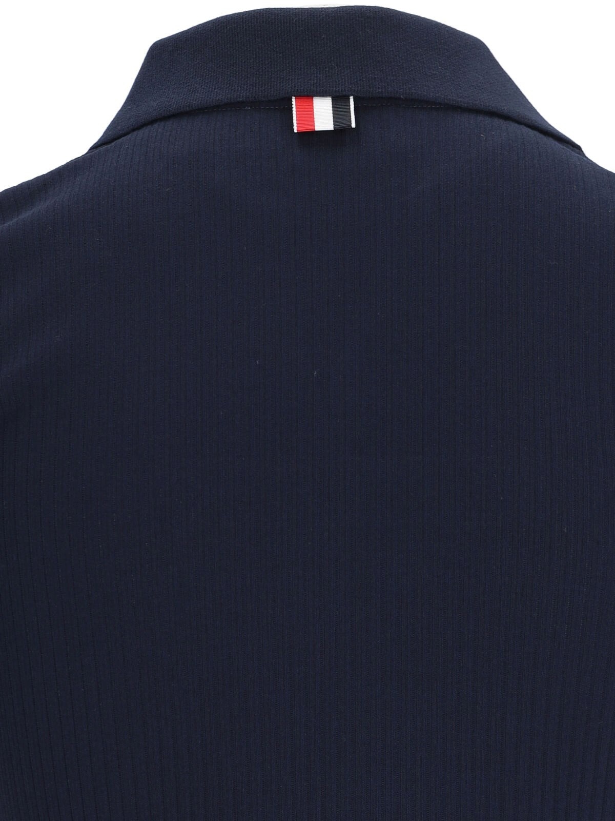 'THREE STRIPES' KNIT POLO SHIRT - 4