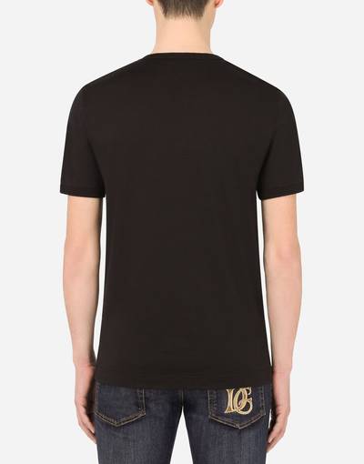 Dolce & Gabbana Cotton T-shirt with patch outlook