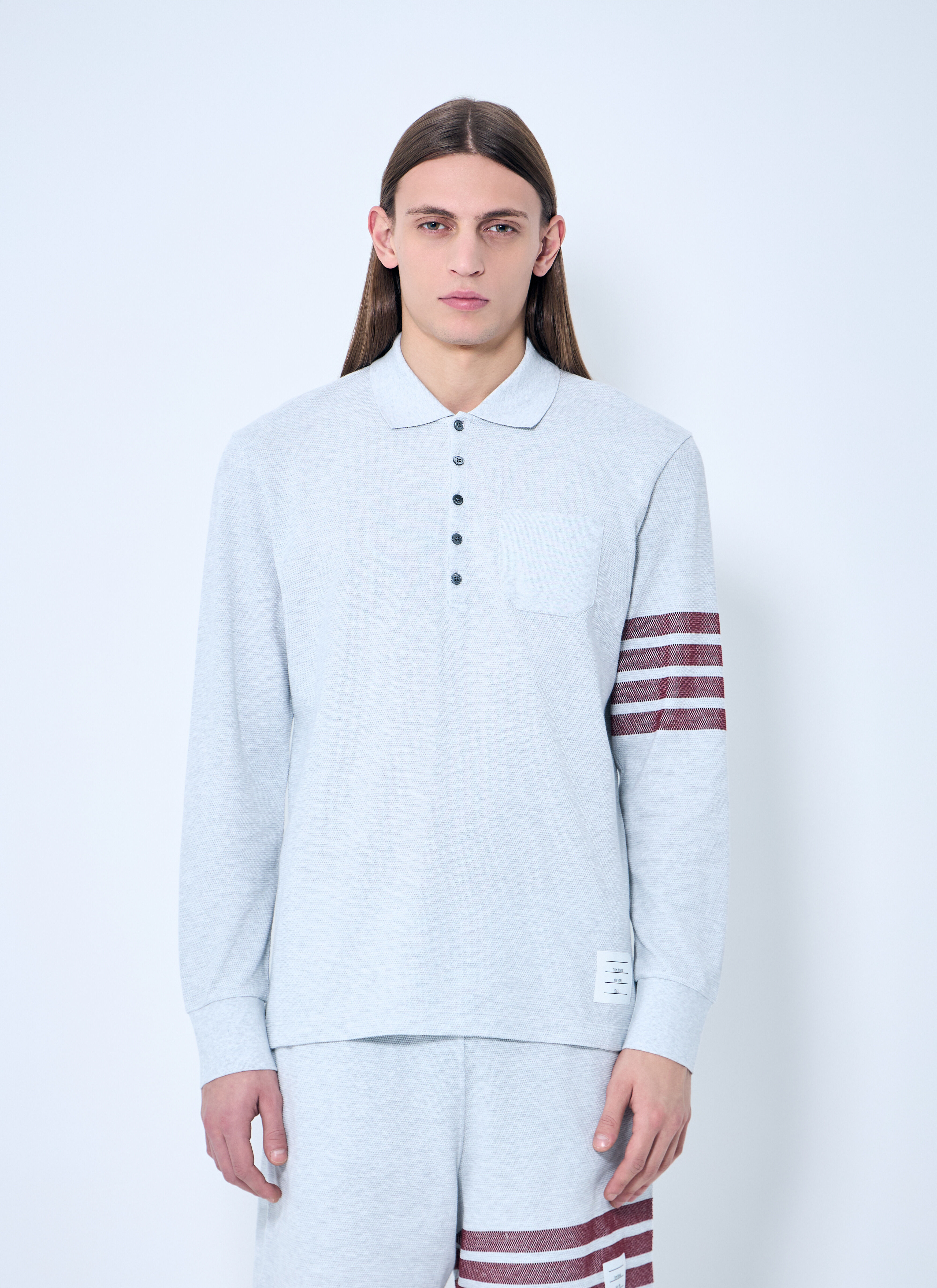 Four-Bar Polo Shirt - 1