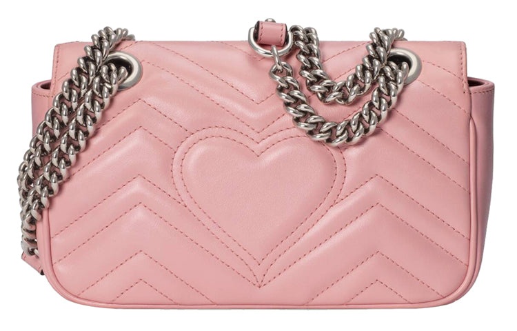 (WMNS) Gucci Marmont Series Clutch mini Pink 446744-DTDIP-5815 - 4