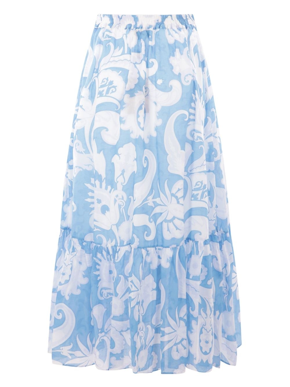 paisley-print maxi skirt - 2