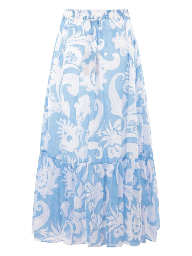 Etro paisley-print maxi skirt outlook