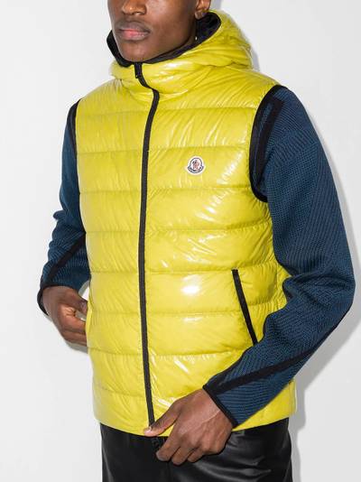 Moncler Lappe quilted zipped gilet outlook