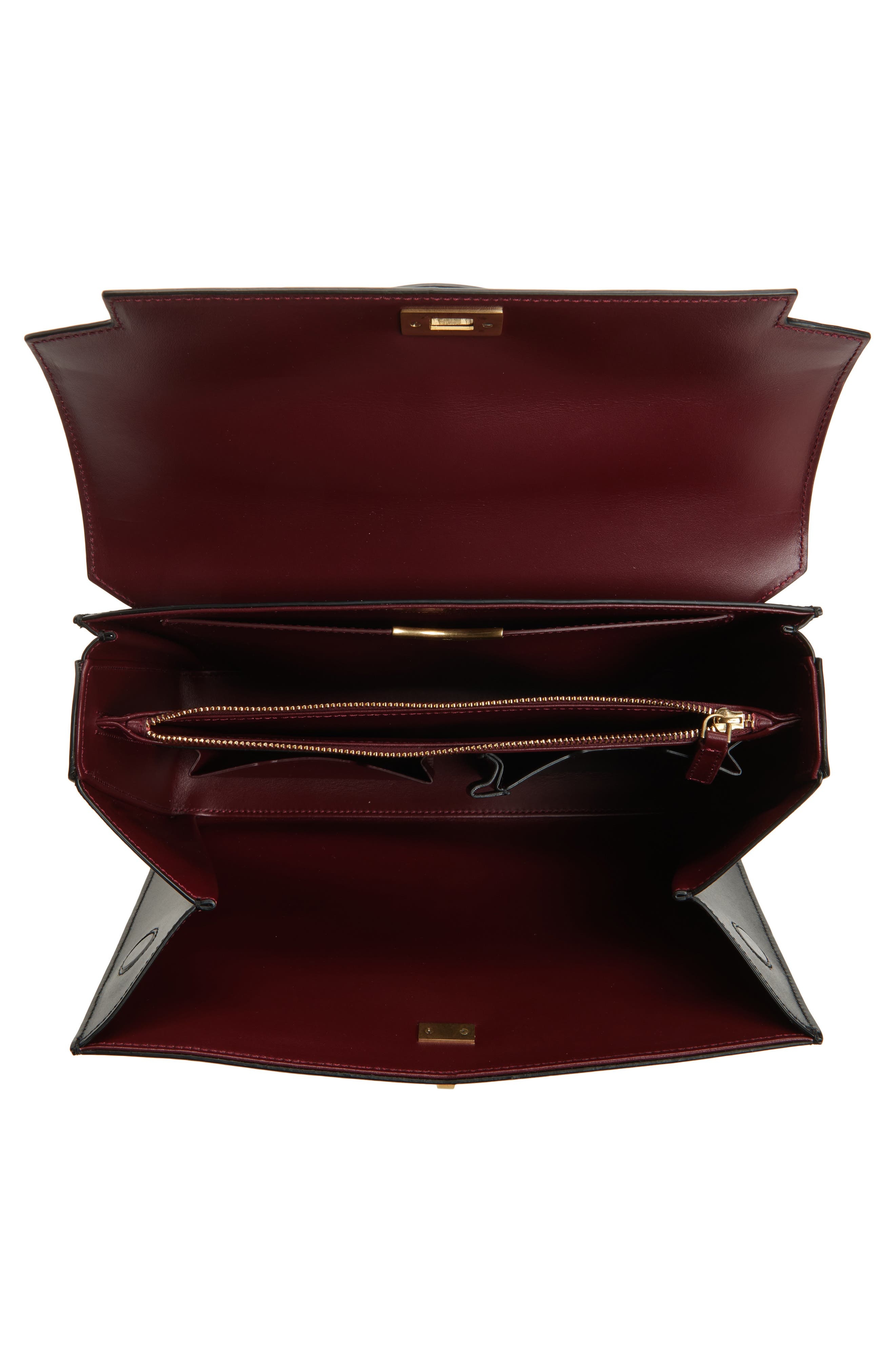 Anya Hindmarch Mortimer Leather Top Handle Bag in Black at Nordstrom - 5