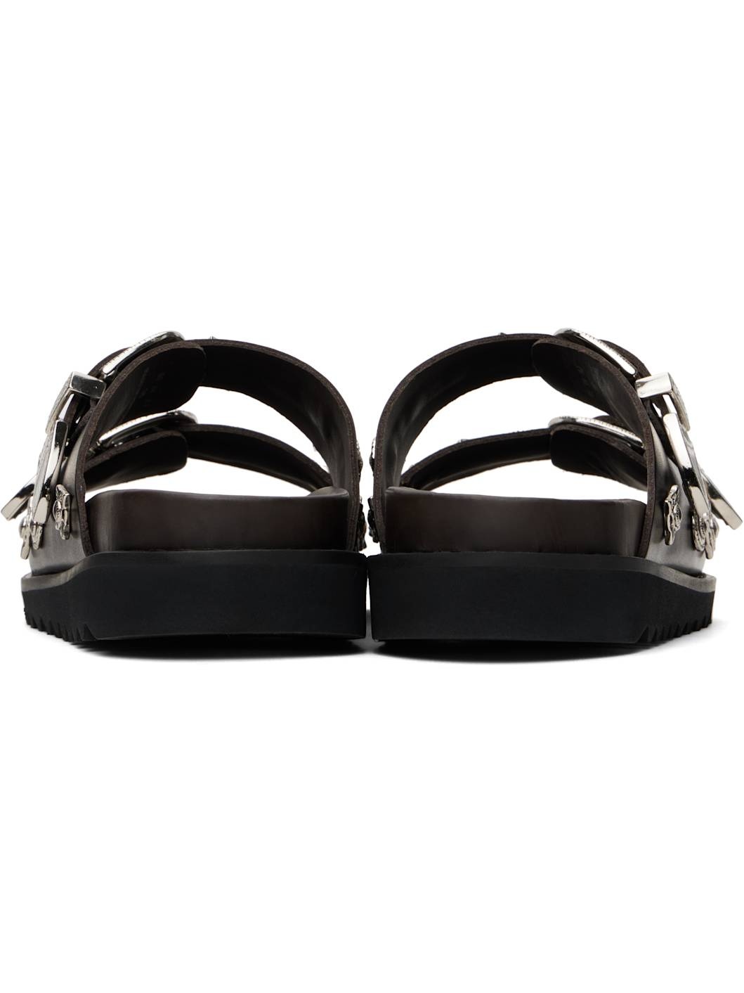 SSENSE Exclusive Black Buckle Sandals - 2