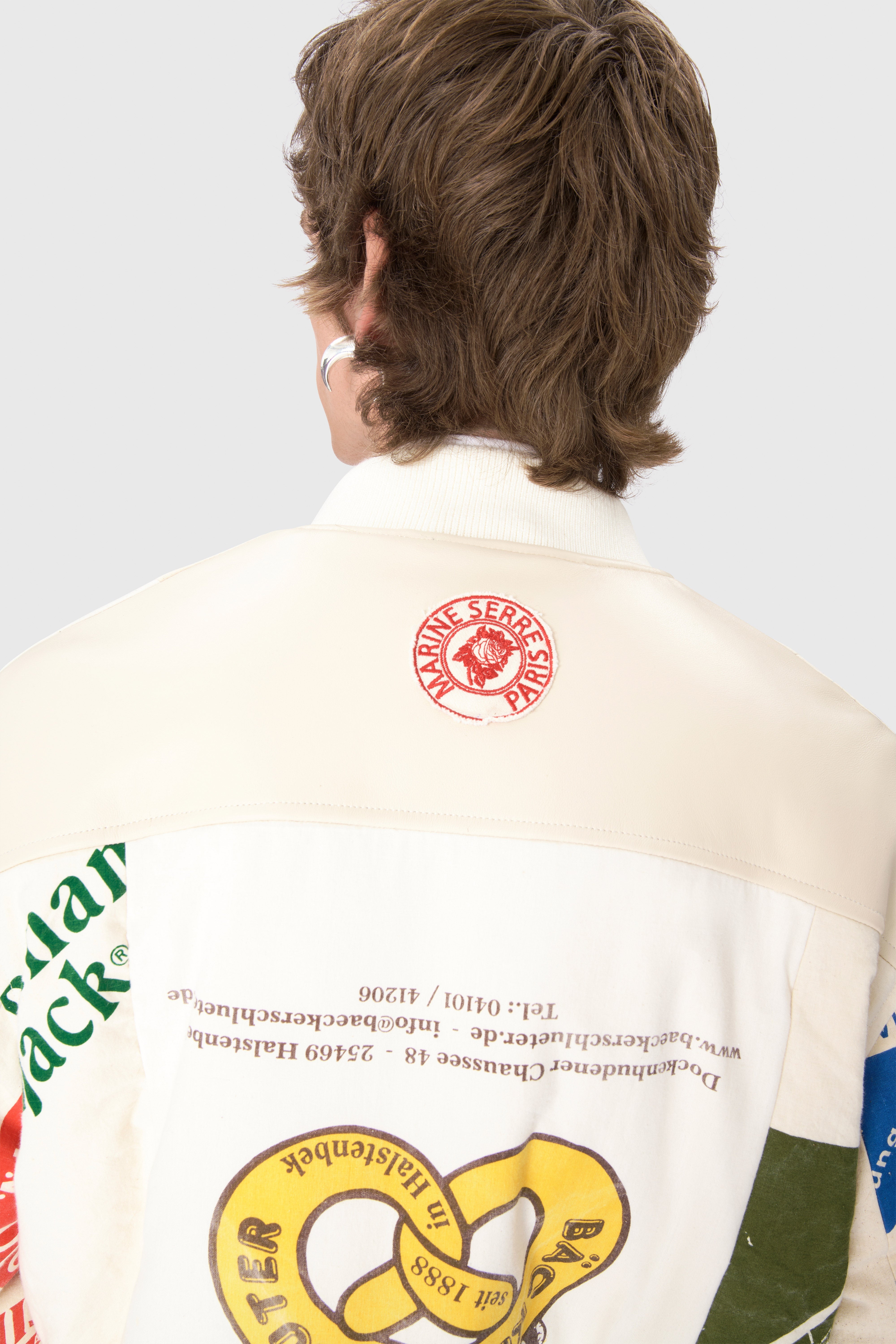 Regenerated Tote Bags Bomber Jacket - 2