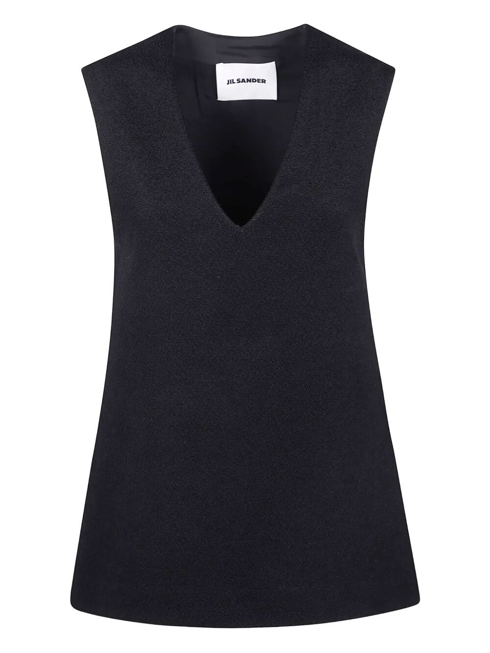 Jil Sander Women "V Neck Sleeveless" Top - 4