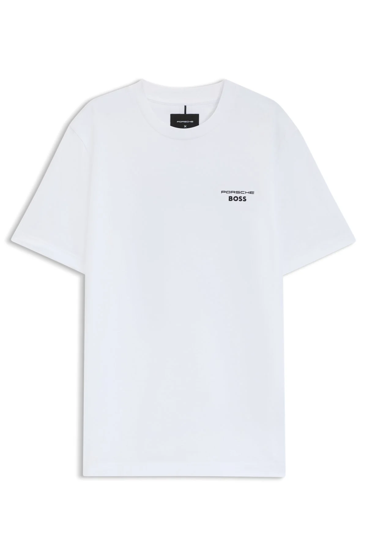 PORSCHE X BOSS MERCERIZED-COTTON T-SHIRT WITH TARGA ARTWORK - 1