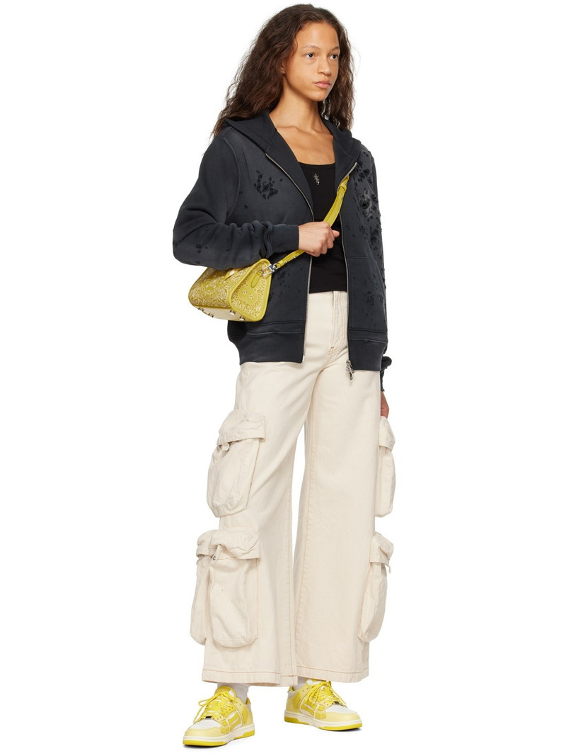 AMIRI Yellow Skel Top Low Sneakers outlook