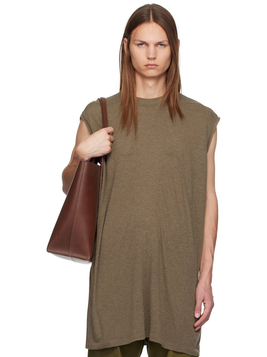 Brown Porterville Rainino Splintered T-Shirt - 1