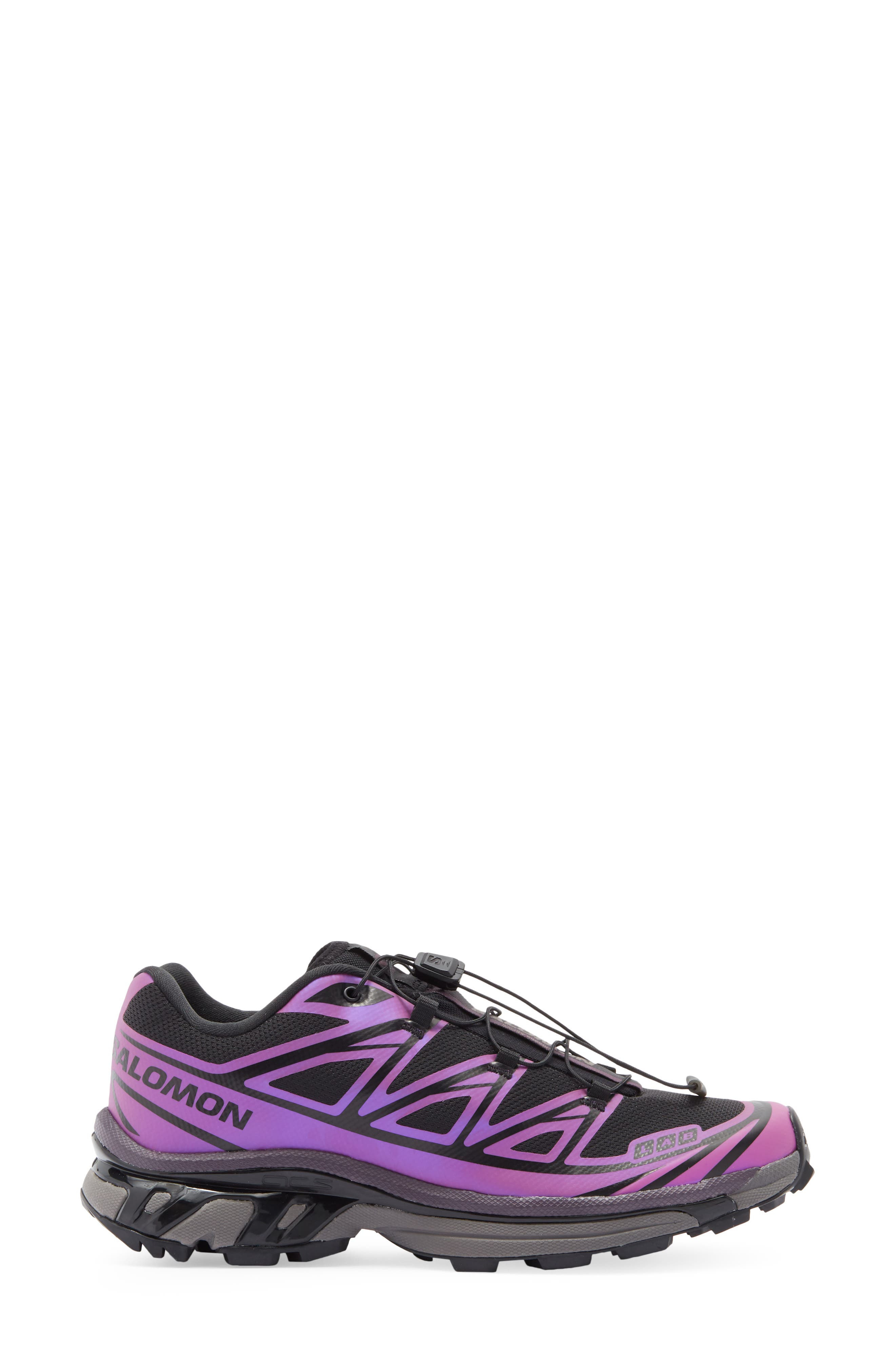 Salomon Gender Inclusive XT-6 Iridescent Trail Shoe in Black at Nordstrom - 3