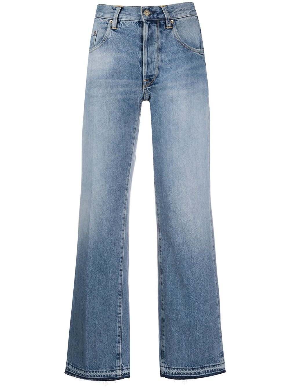 Ava high-rise wide-leg jeans - 1