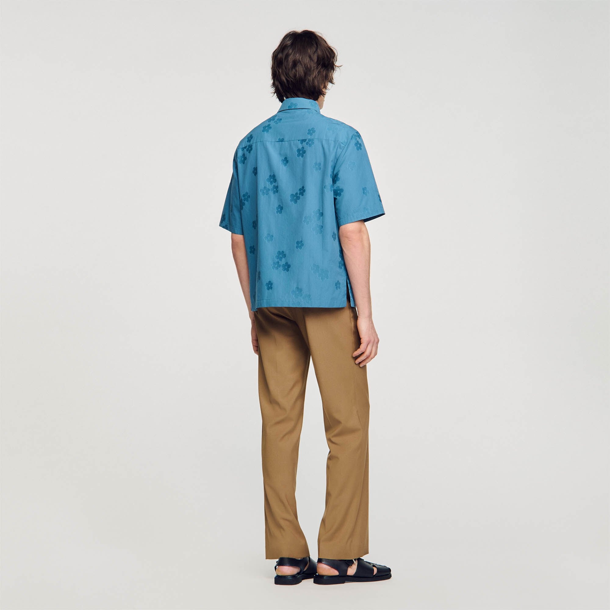 OVERSIZED FLORAL JACQUARD SHIRT - 6