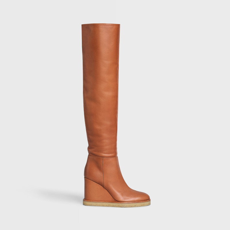 MANON WEDGE BOOT  IN  CALFSKIN 1