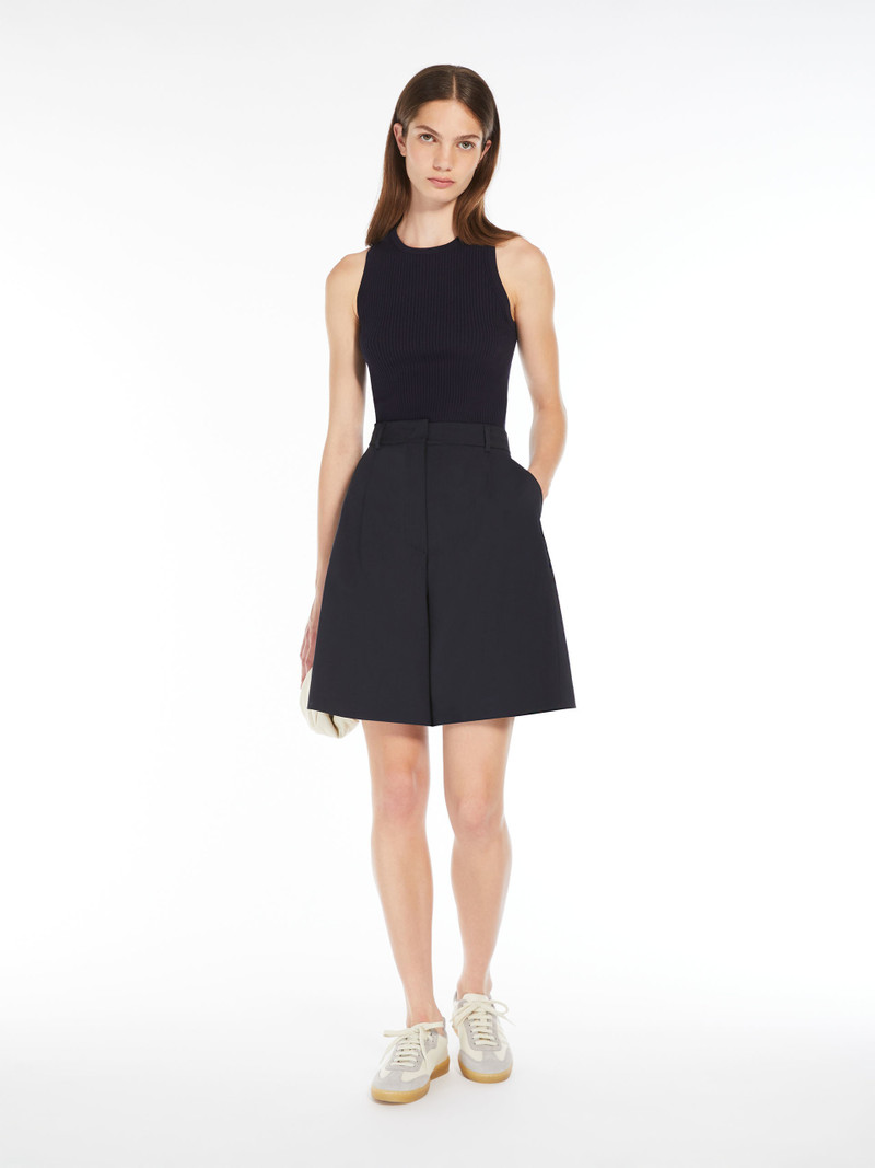 WEEKEND Max Mara OLIMPO Rib-knit viscose top outlook