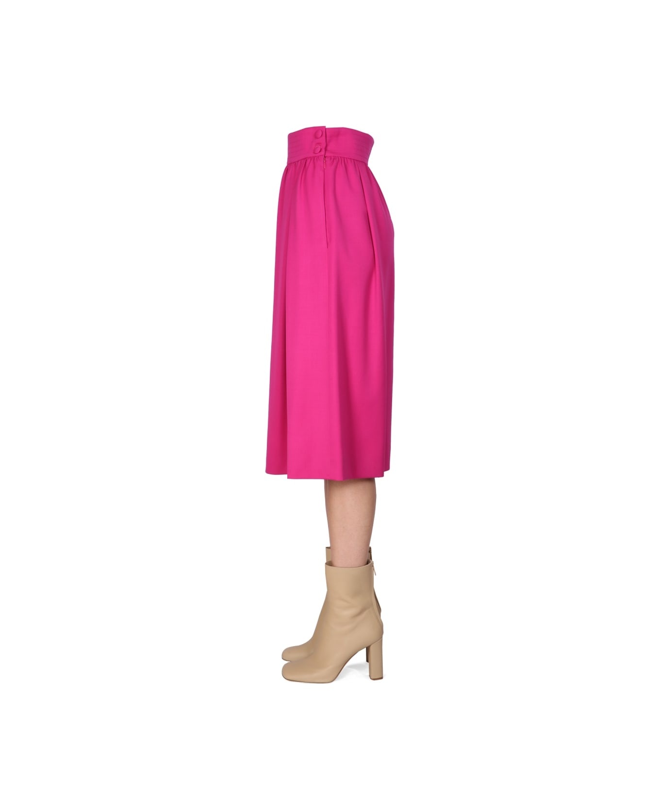 Flared Midi Skirt - 3