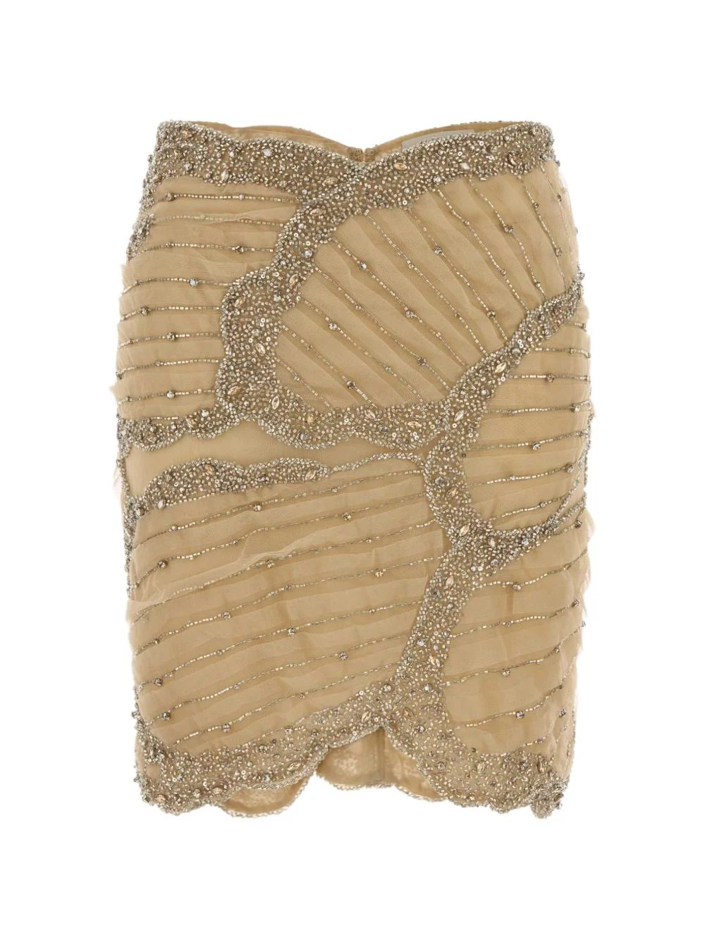 Odine sequin-embellished tulle mini skirt - 1