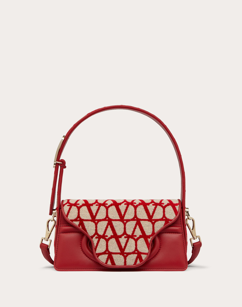 SMALL LA PETITE DEUXIEME SHOULDER BAG IN TOILE ICONOGRAPHE - 1