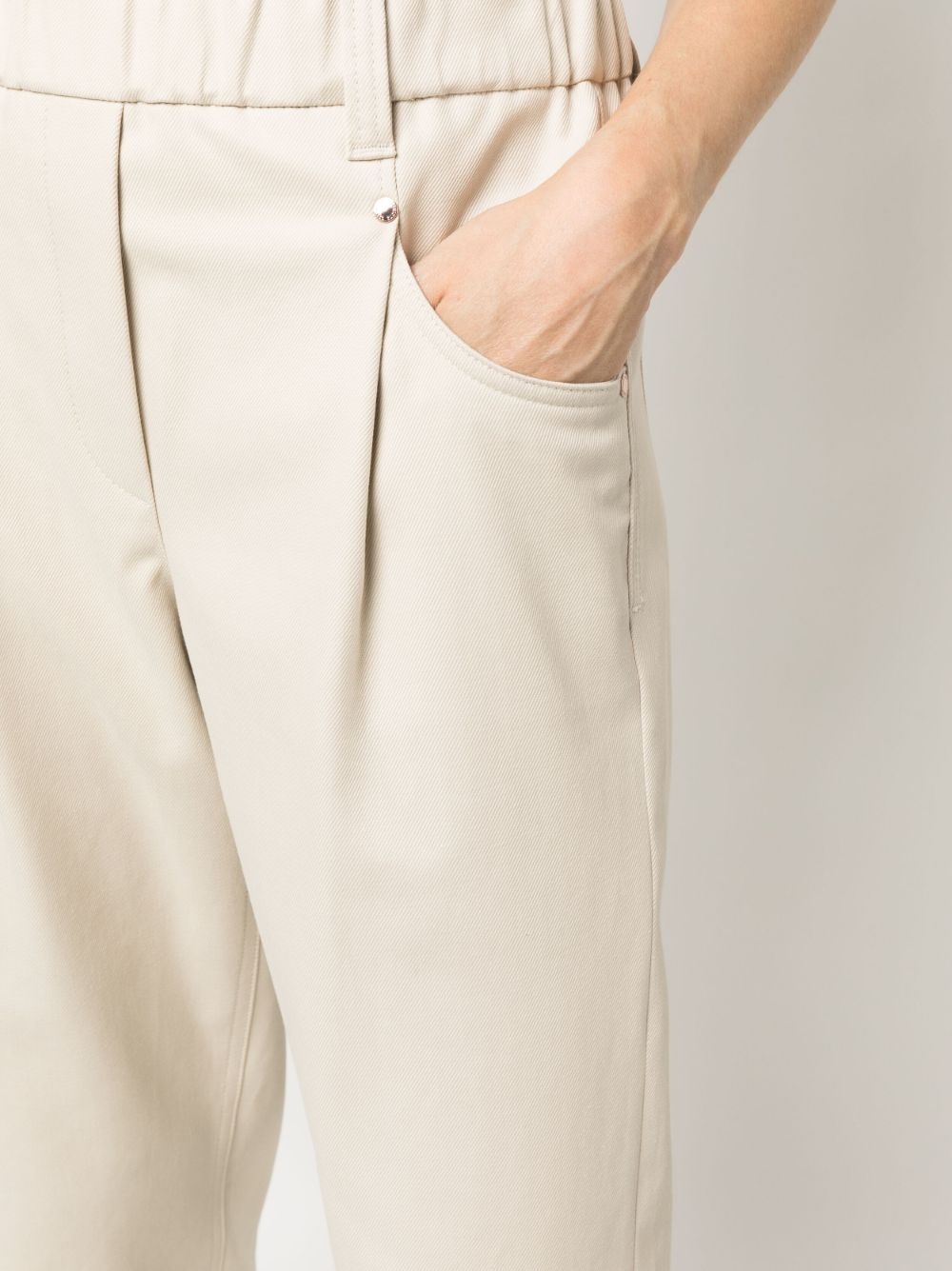 mid-rise straight trousers - 5