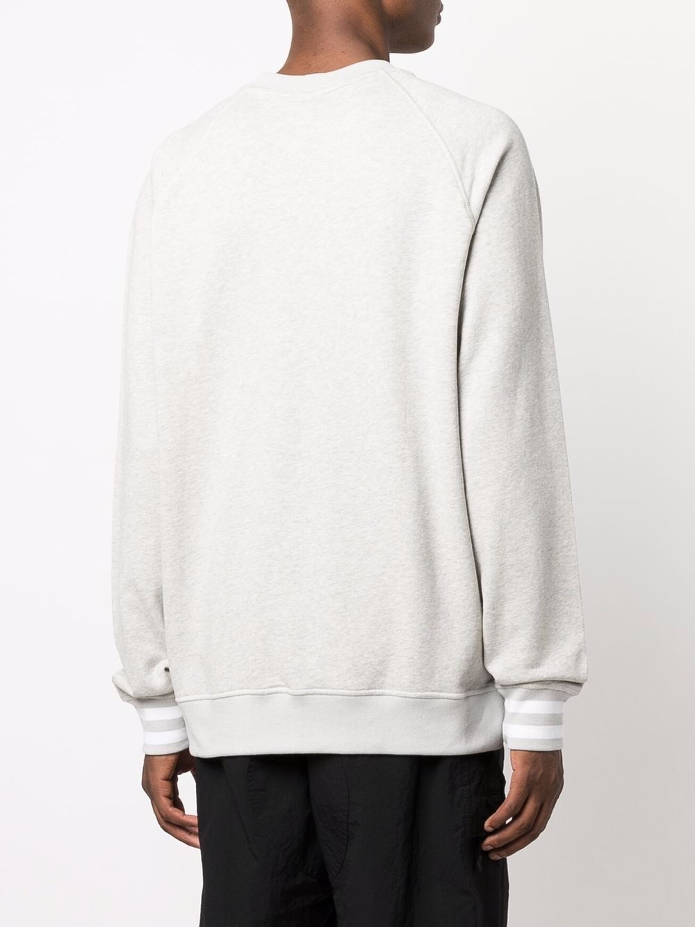 Swoosh-print cotton sweatshirt - 4