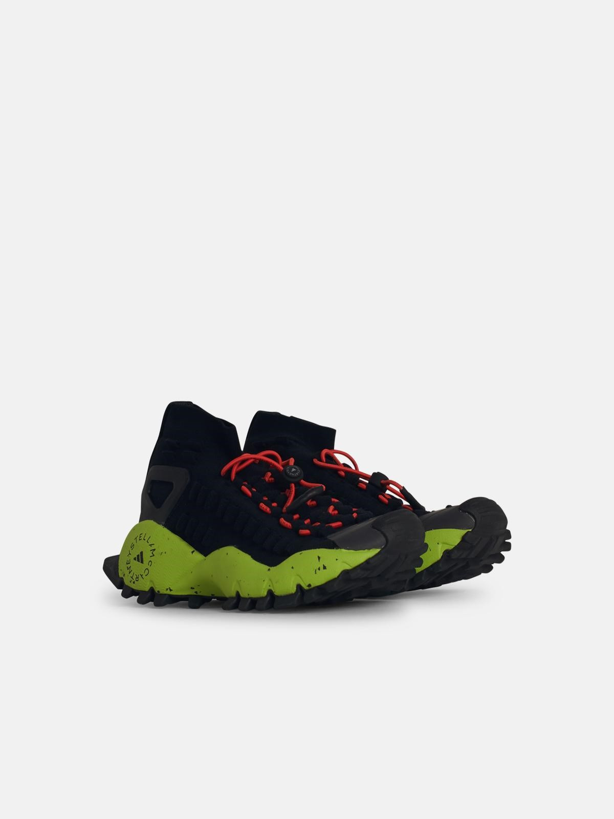 'SEEULATER 2' BLACK SYNTHETIC FABRIC SNEAKERS - 2