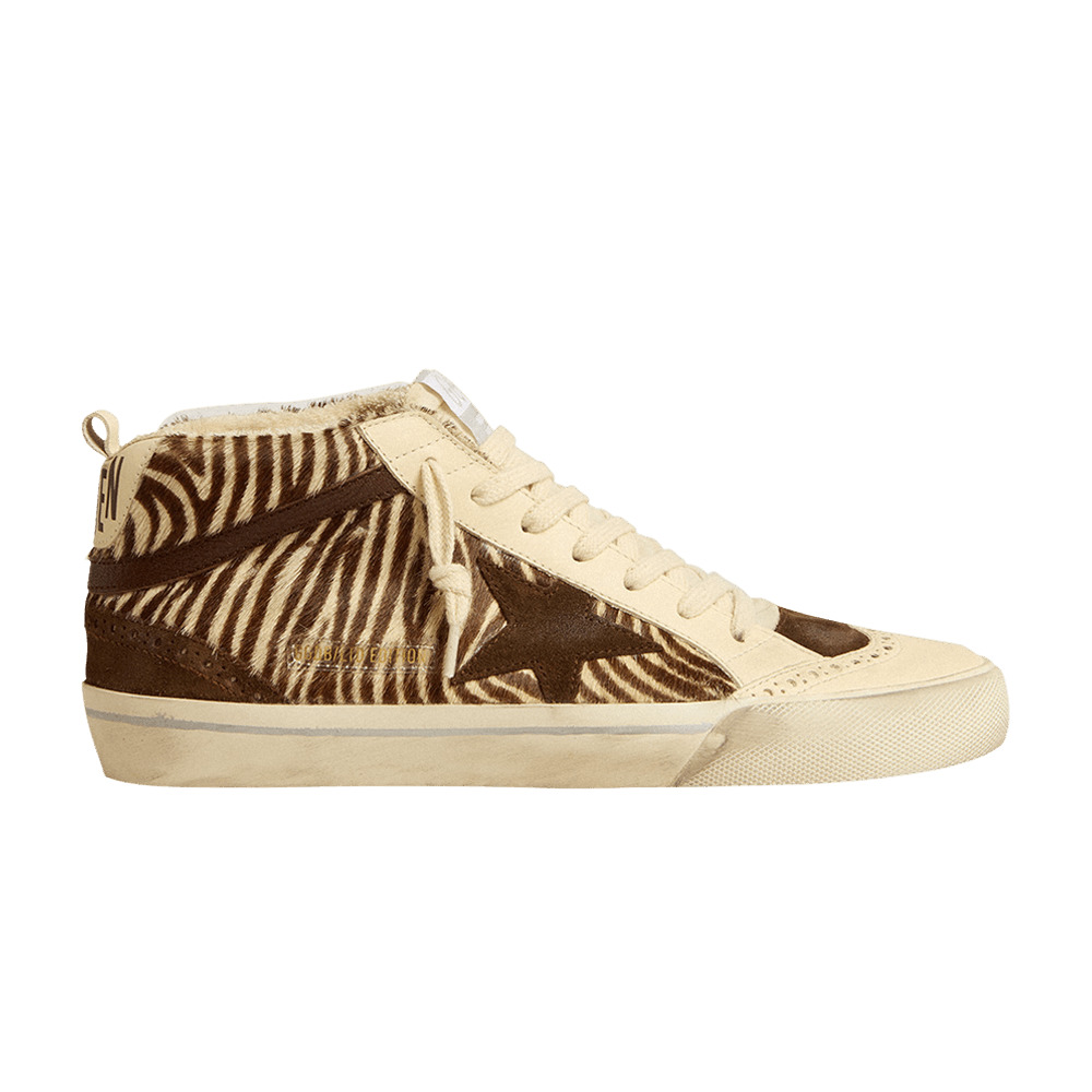 Golden Goose Wmns Mid Star 'Zebra Print' - 1