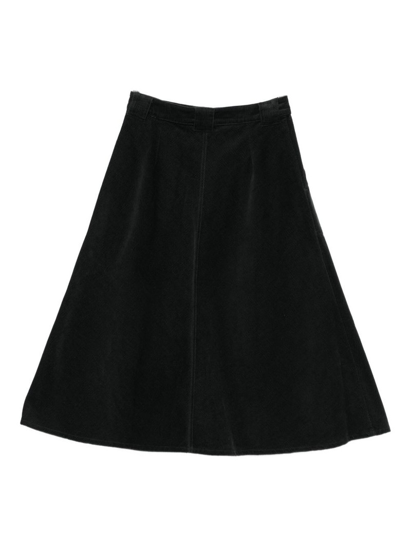 A.P.C. cotton A-line skirt outlook