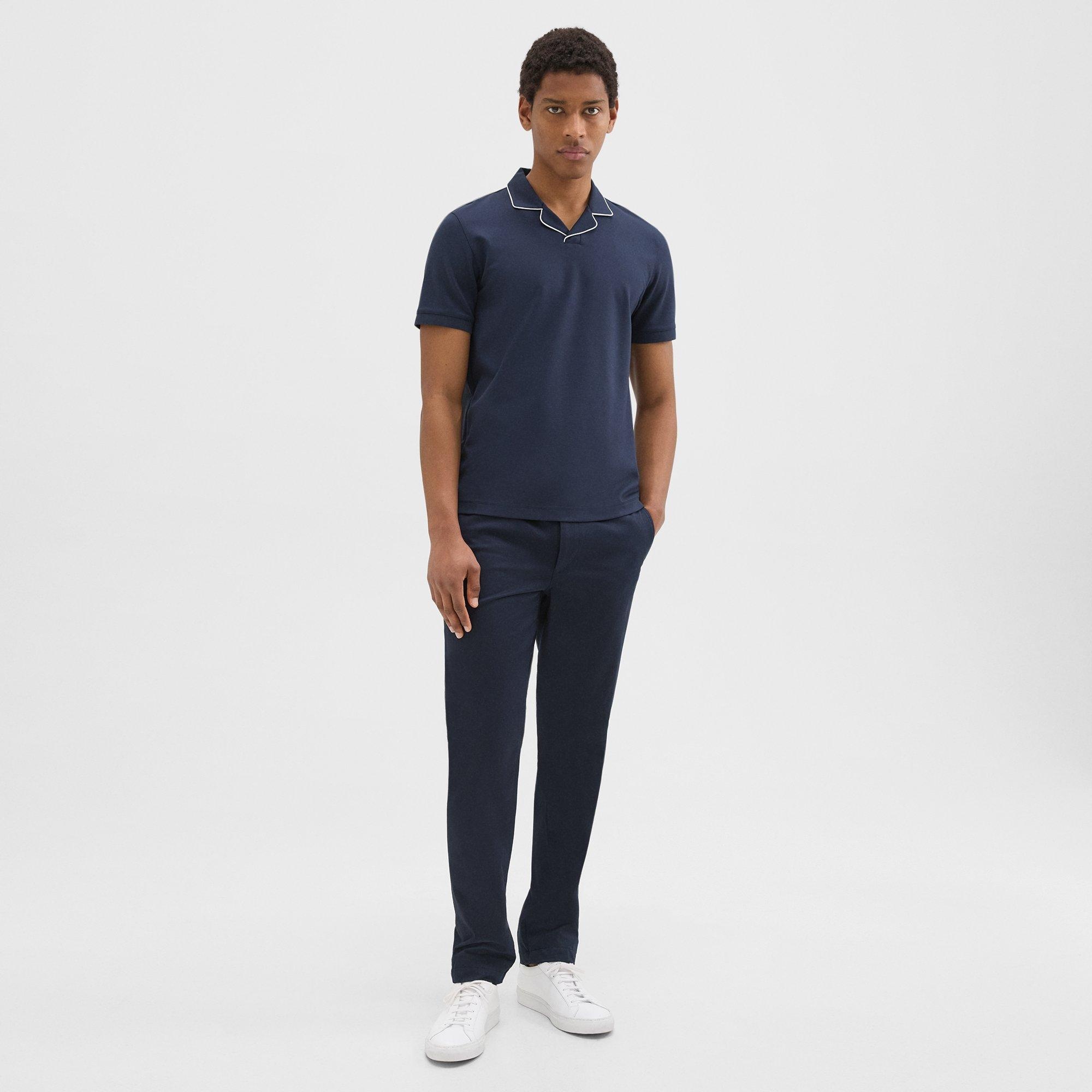 Johnny Collar Polo in Relay Jersey - 6