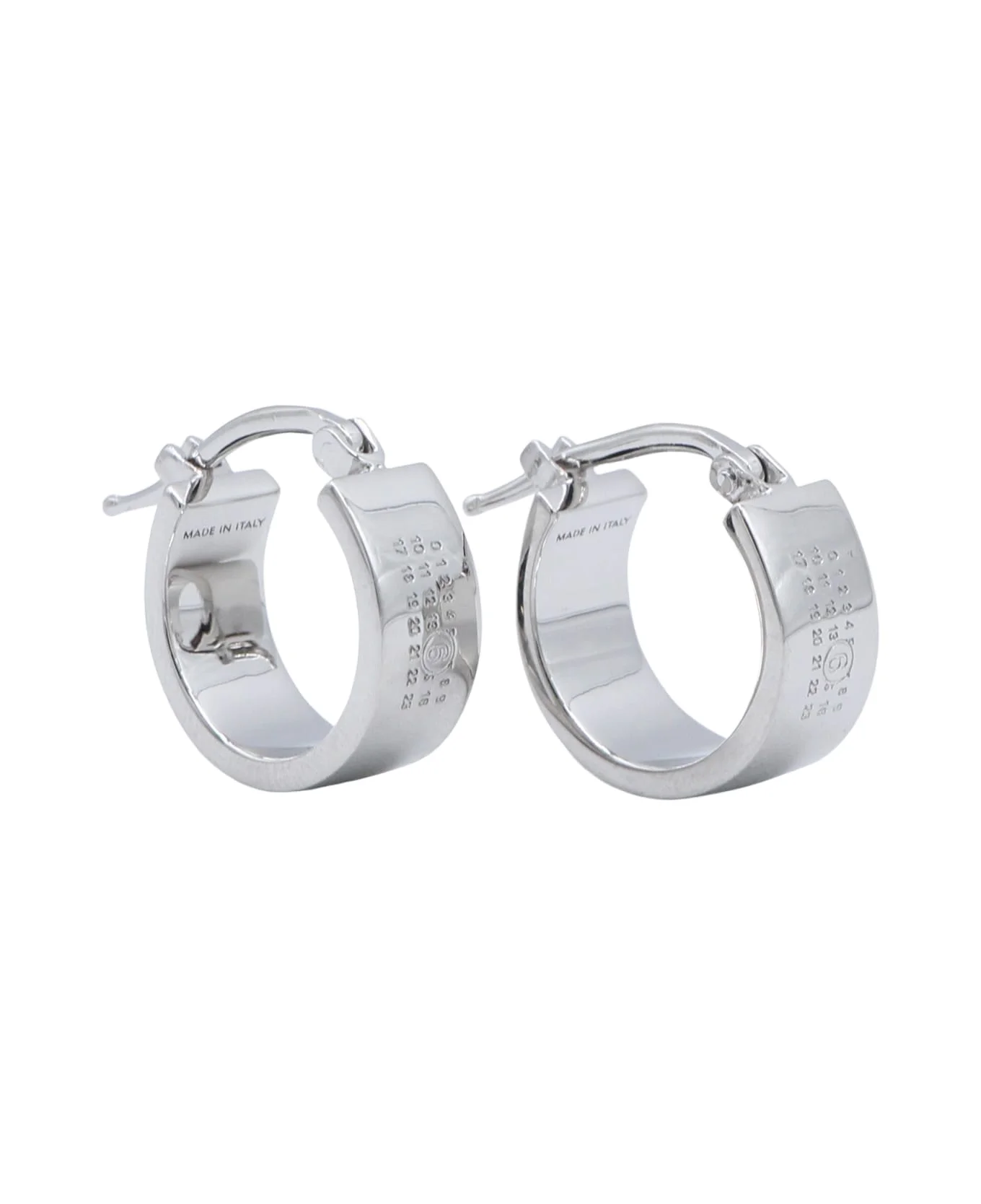 Silver Brass Earrings - 1