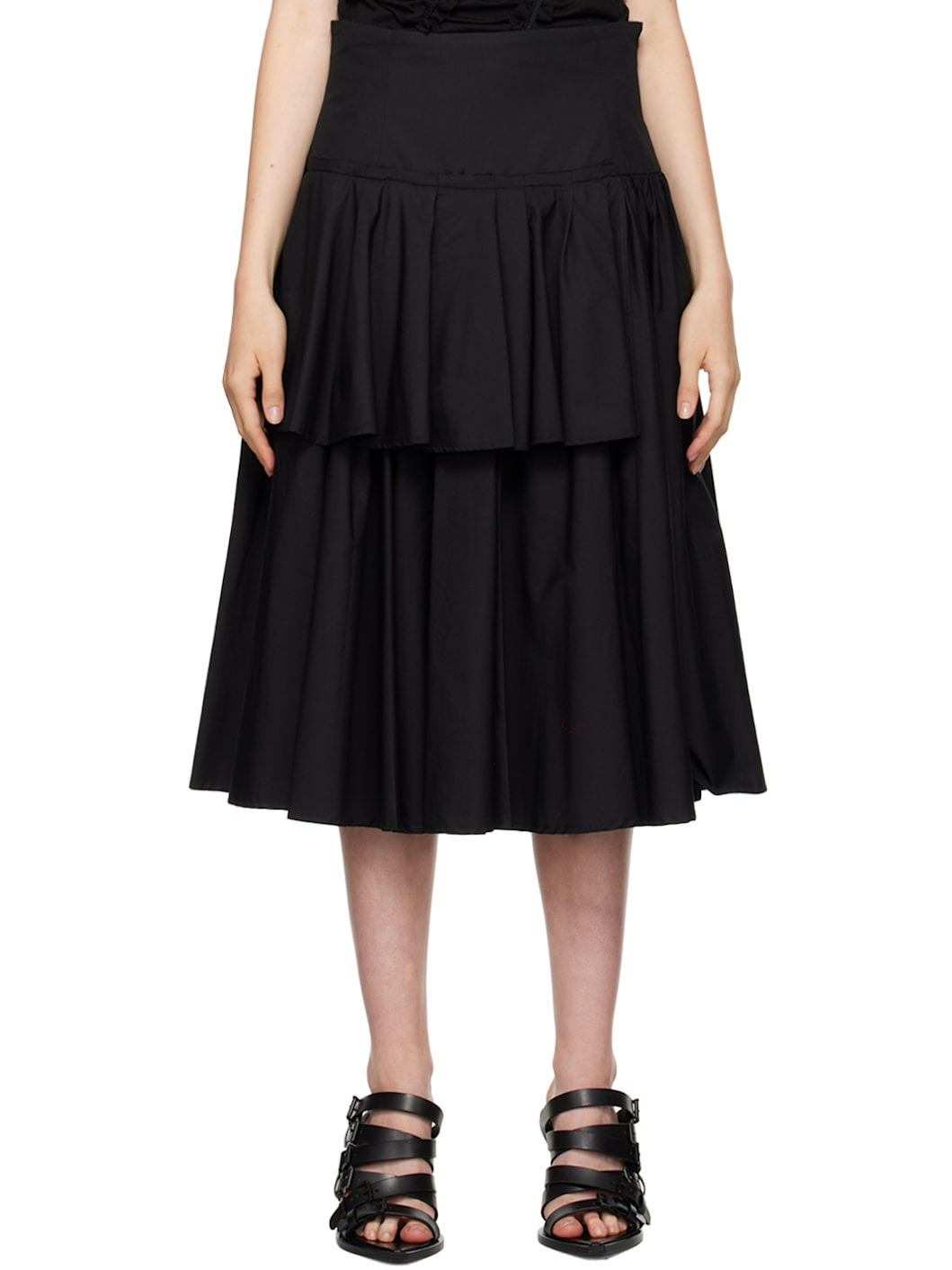Black July Midi Skirt - 1